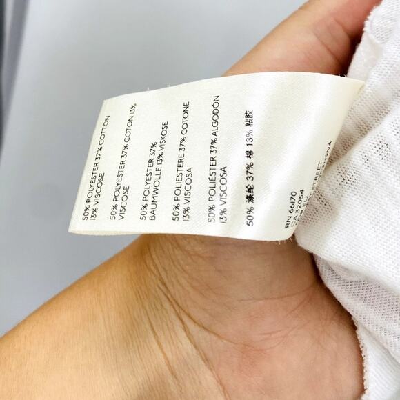 Free People white oversized tunic tee - Picture 6 of 6